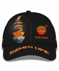 Ramen 3D Custom Name Chef Shirt Cooking Classic Cap Personalized Gift For Ramen Lovers