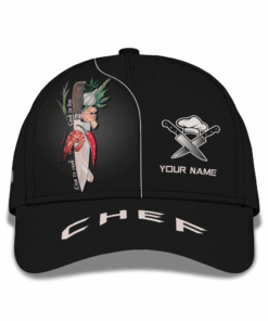 The Love Of Cooking Custom Name 3D Chef Classic Cap Personalized Gift For Cooking Lovers