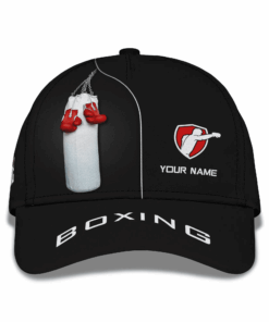 Kick Boxing Personalized Name 3D Classic Cap Custom Gift For Boxing Lovers