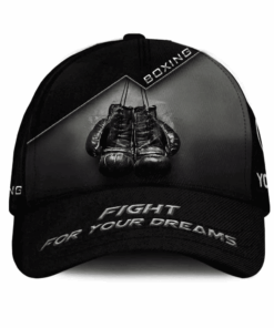 Custom Boxing Classic Cap Boxing Gloves 3D Print Classic Cap Fight For Your Dream