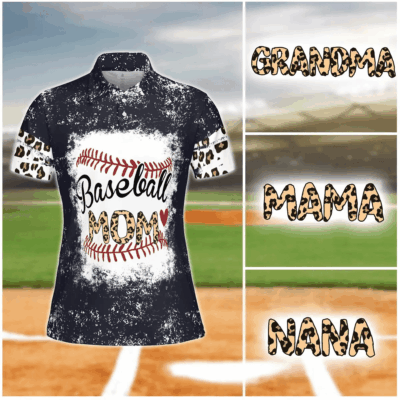 Baseball Mom Polo Shirt For Women
