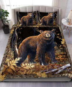 Bear Forest All Over Printed Bedding Set