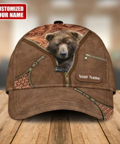 Personalized Name Bear Classic Cap