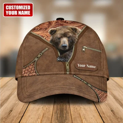 Personalized Name Bear Classic Cap