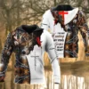 Deer Hunting Jesus 3D All Over Printed Unisex Shirt