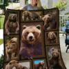 Bear 3D Fleece Blanket Q181003